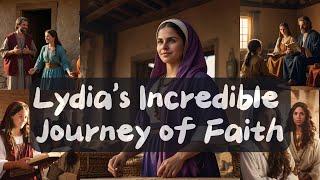 ️Unlocking the Power of Hospitality: Lydia's Incredible Journey of Faith | Bible Stories #jesus