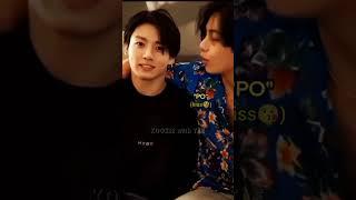 If Taekook is not real then explain this ..KISS #taekook