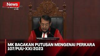 Sidang Putusan Uji Materi soal Batas Maksimal Usia Capres-Cawapres