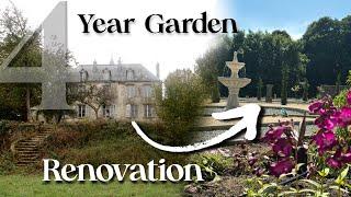 OVERGROWN CASTLE GARDEN MAKEOVER, 4 Year Transformation - Before & After