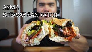 Asmr SUBWAY SANDWICH *SAVAGE EATING *NO TALKING