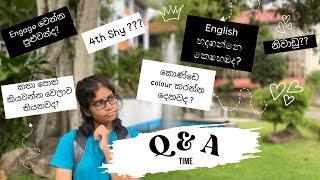 Ask from final year medical student- Q and A session no 2 - medical student life style srilanka