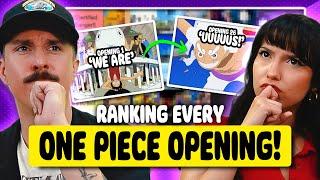 Ranking ALL 26 One Piece Openings for the First Time!
