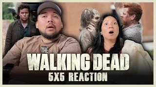 Watch My Wife Dive into *THE WALKING DEAD* for the First Time | 5x5 Reaction