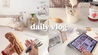 vlog  2023 vision board, ikea mini haul, new guinea pig, library study session 