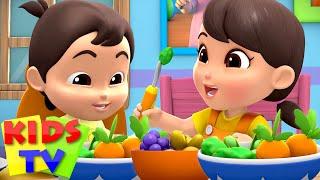 Vegetables Song | Healthy Eating Habits | Nursery Rhymes & Baby Cartoon Songs - Kids Tv