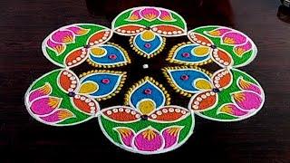 Deepavali Special Rangolis  Diwali Rangolis  Diya Kolam Rangoli  Diwali Latest Rangoli  Diwali 