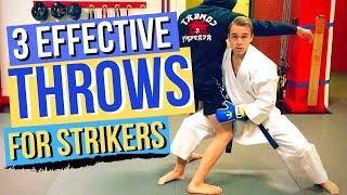 3 Karate Throws For Strikers & Stand-Up Fighters