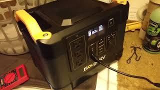 My BougeRV 1100Wh Solar Generator