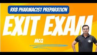 RRB pharmacist II Exit exam MCQ preparation II Dsssb