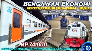 KERETA TERMURAH JAKARTA JOGJA ! Naik KA Bengawan Ekonomi, Mudik Hemat Tiket Murah Cuma 74 Ribu !