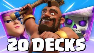 The BEST DECKS for ALL 20 Win Conditions! (December 2024)