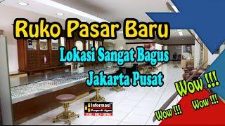 Dijual Ruko 2 Lantai Pasar Baru jakarta Pusat