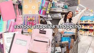 school supply shopping vlog at WALMART & haul (affordable + cheap stationery) | back to school 2022