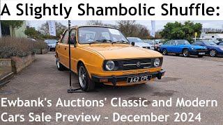 A Slightly Shambolic Shuffle: Ewbank's Auctions' Classic and Modern Cars December 2024 Sale Preview