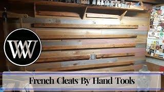 How to Make French Cleats With Hand Tools | Hand Tool Woodworking Project