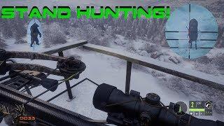 CrossBow Hunting From a STAND!! Call of the Wild THEHUNTER 2018