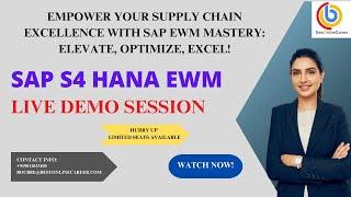 Free Demo For SAP EWM | SAP EWM Online Course | SAP EWM Overview