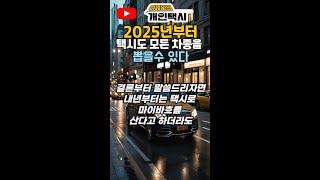 2025년 부터는 마이바흐랑 벤츠도 택시로 뽑을수 있다 #이영민의개인택시 #shortsvideo #shorts