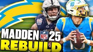 I Drafted a 6'8 Monster For Justin Herbert! Rebuilding The Los Angeles Chargers! Madden 25 Franchise