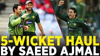 Saeed Ajmal's Stunning 5-Wicket Spectacle | Bowling Mastery Unleashed! | ODI | PCB | M7B2A