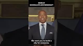 Minecraft Challenge Mayor's Message Vertical