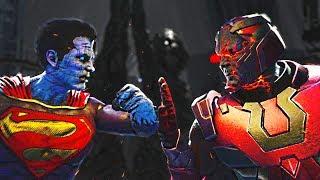 Injustice 2 - Bizarro vs Darkseid All Intro Dialogue, Clash Quotes And Supermoves (Krypto Reference)