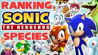 ALL Sonic The Hedgehog Species Ranked!