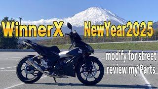 Winner-X(RSX150R) modify parts review 【import from Malaysia, VietNam, Thailand, Taiwan】