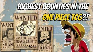 Who Has the Highest Bounty in the One Piece Card Game? | One Piece TCG rarest & most valuable cards!