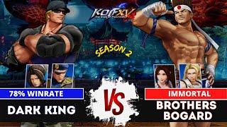 KOFXVDARK KING (Clark/Heidern/Ryo) vs BROTHERS BOGARD (Mai/Joe/Andy)Ranked Match - 08/24