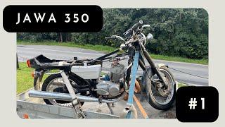 JAWA 350/638 Vlog #1 - rozborka motorky na GO