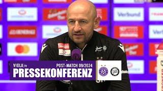 Live: Pressekonferenz nach Austria Wien - SK Sturm Graz (09/2024) #faklive #ViolaTV #Veilchen