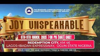 RCCG MARCH 2025 SPECIAL HOLY GHOST SERVICE