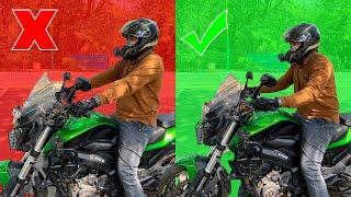 How to Properly Sit On a Bike | Bike Par Baithne Ka Sahi Tarika | Riding Position Motorcycle