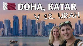 KATAR in mesto DOHA - 12h postanek na HAMAD Letališču | Indonezija Vlog 9