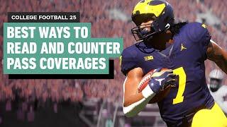 College Football 25 - The BEST Ways to Read and Counter Pass Coverages