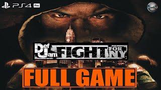 Def Jam Fight for NY PS4 Pro FULL GAME Walkthrough Gameplay (No Commentary)