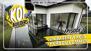 Un bassin à koïs hors du commun ! • Koi Builders - Episode 1