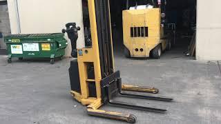 Big Joe Walkie Stacker 2000 lbs Walk Behind Forklift Fork Lift Truck PDI 20-T9