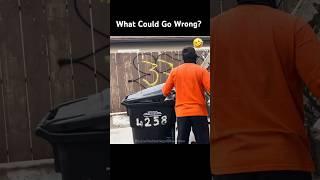 Rear Loader Garbage Truck Fail  #gogarbage #trash