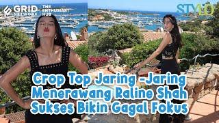 Pesona Eksotis dan Elegan Raline Shah Saat Pakai Crop Top Jaring-jaring Menerawang