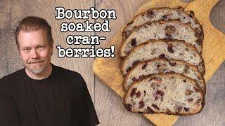 Amazing Walnut Cranberry Sourdough Bread Recipe | Foodgeek Baking