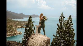 Official Full Lake Tahoe Elopement Video with Vows // Adventure hiking elopement
