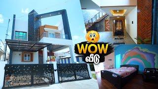 பட்ஜெட் Wow வீடு | 3BHK House with Interior Design, Swimming Pool & Home Theatre | Mano's Try Tamil