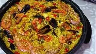 Paella de marisco