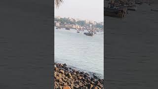 Boats sailing in the sea near Gateway of India, Mumbai #travel #tourism #mumbai