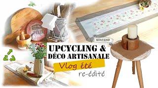 V8| upcycling & déco artisanale》mes projets style vintage shabby ~ diy deco  recup  brico  couture