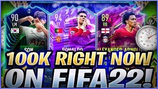 HOW TO MAKE 100K COINS NOW ON FIFA 22 EASIEST WAY TO MAKE COINS ON FIFA 22 BEST TRADING METHODS!