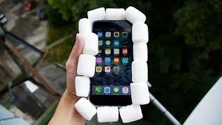 Can Marshmallows Protect iPhone 7 Plus from 100 FT Drop Test?